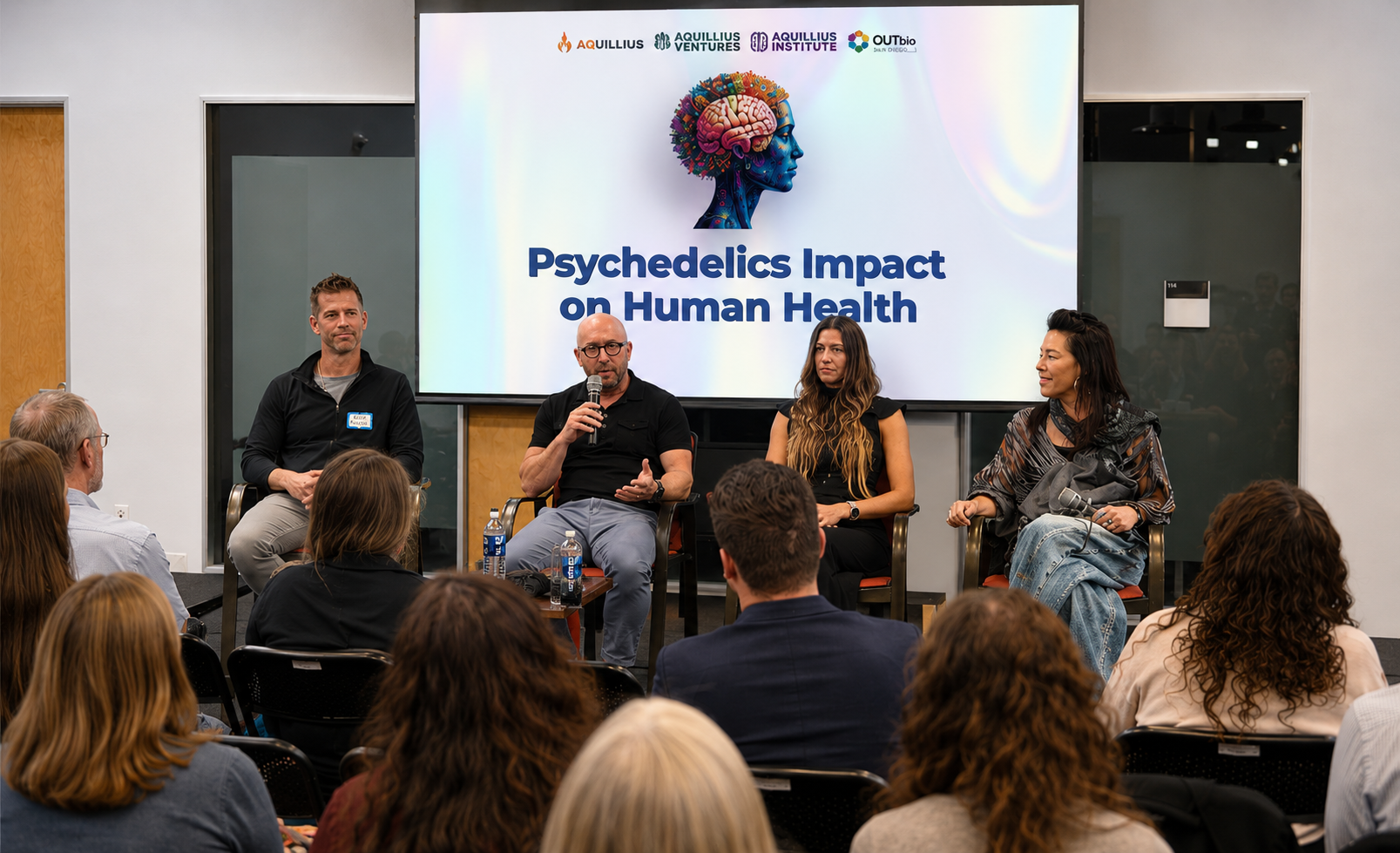 Ray Brejcha on the Psychedelics Impact on Human Health panel at the Aquillius symposium, San Diego 2025